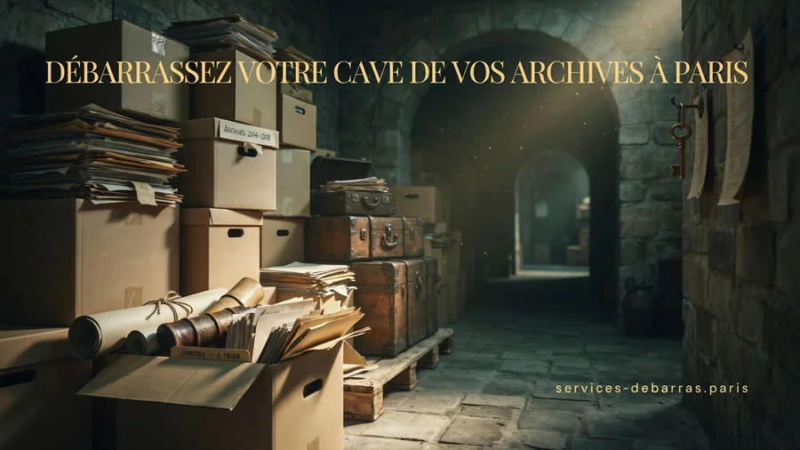 Débarrassez votre cave de vos archives