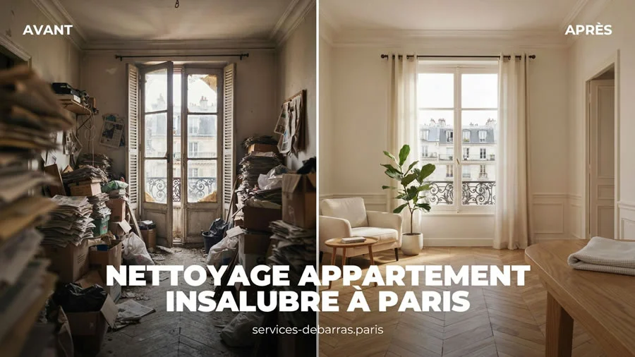 Nettoyage appartement insalubre Paris