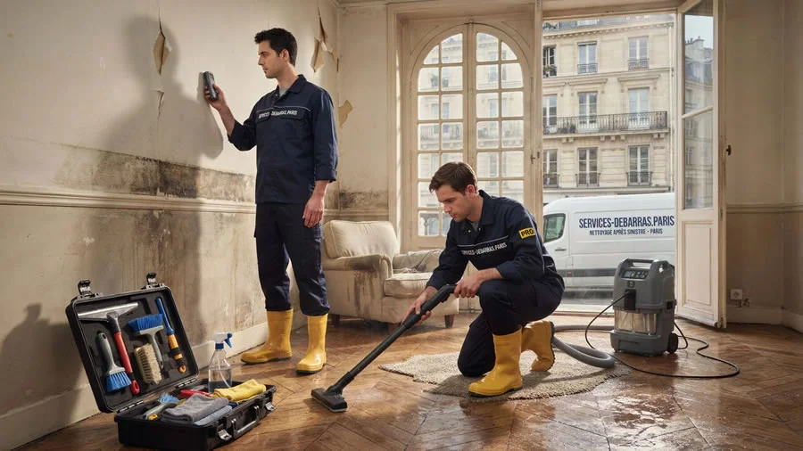 Nettoyage après sinistre à Paris