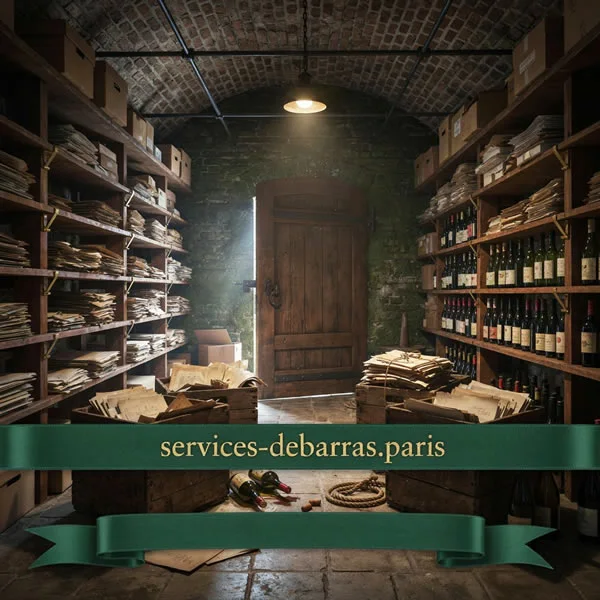 débarras archives cave